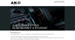 Desktop Screenshot of an-d.cz