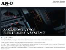 Tablet Screenshot of an-d.cz